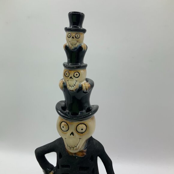 Yankee Candle Boney 2009 Uncle Vlad Stacked Heads Tea Light Holder - Picture 8 of 9
